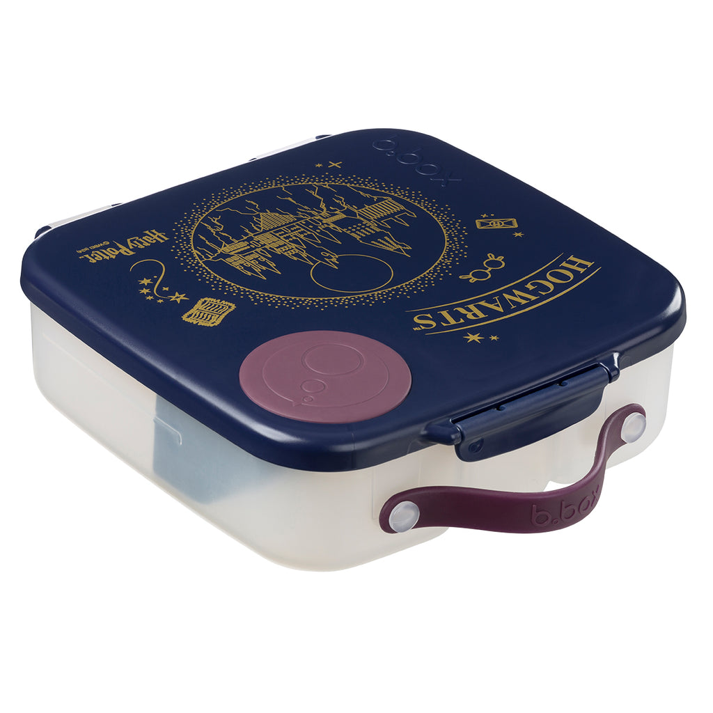 Lunch box with Harry Potter design on a white background