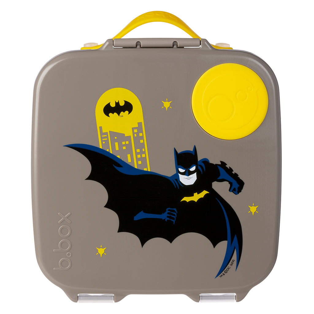 b.box Large Lunchbox Batman design | Personalised by Creative Kids Lab