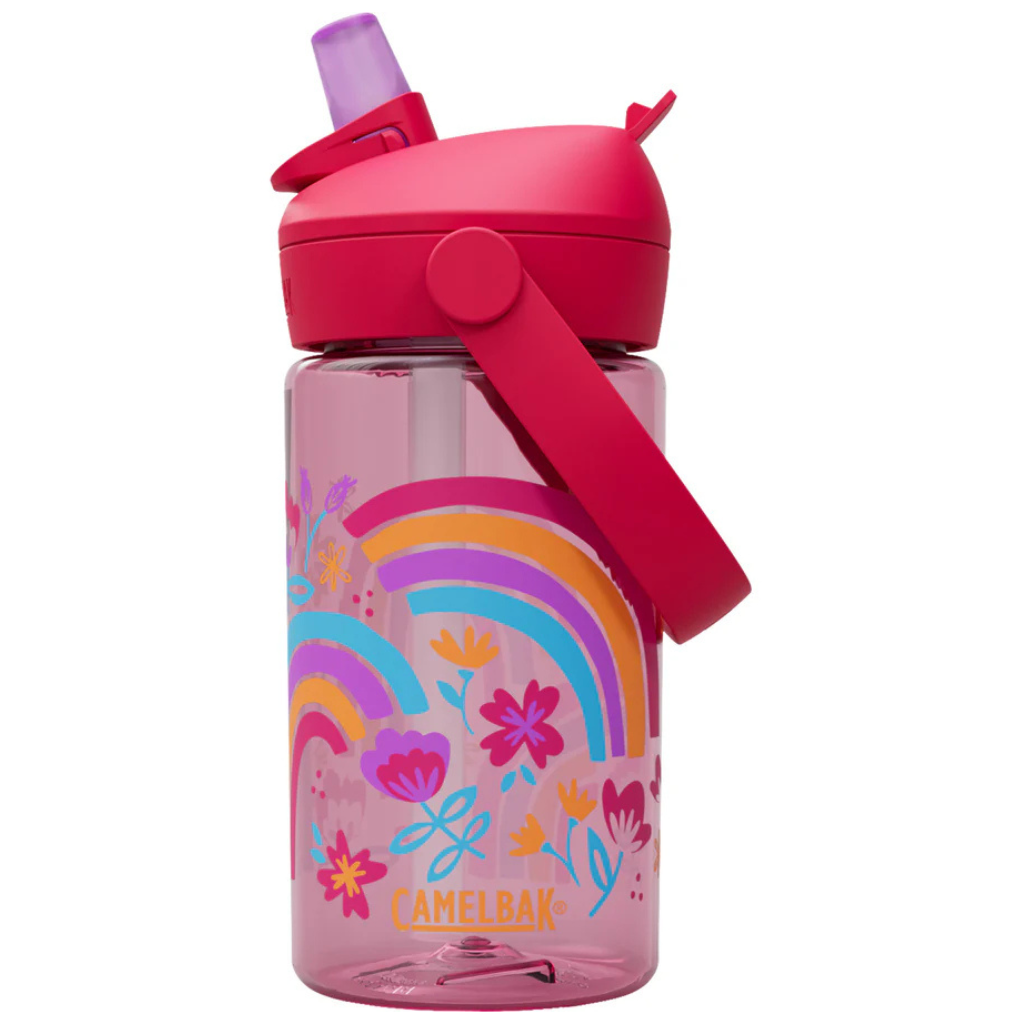 Camelbak thrive kids tritan drink bottle rainbow floral