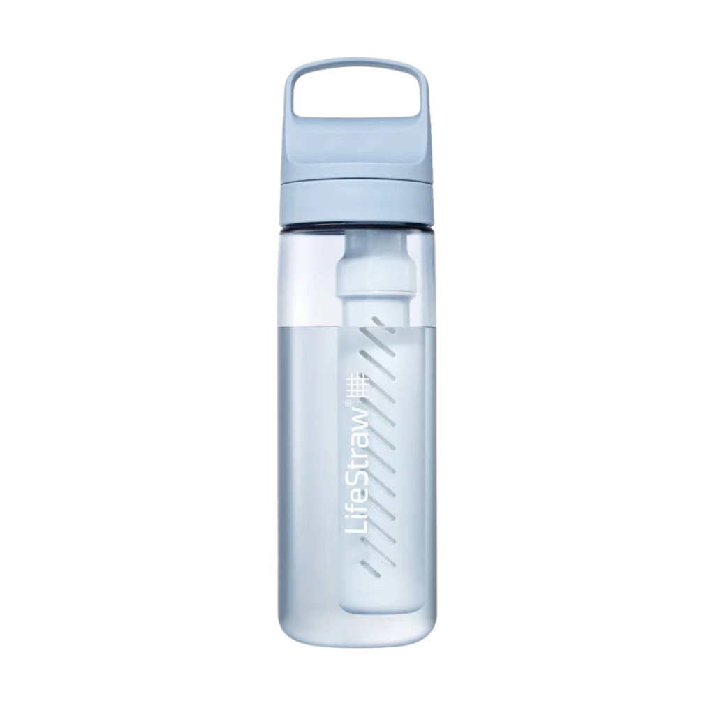 Icelandic Blue LifeStraw filter water bottle 650ml