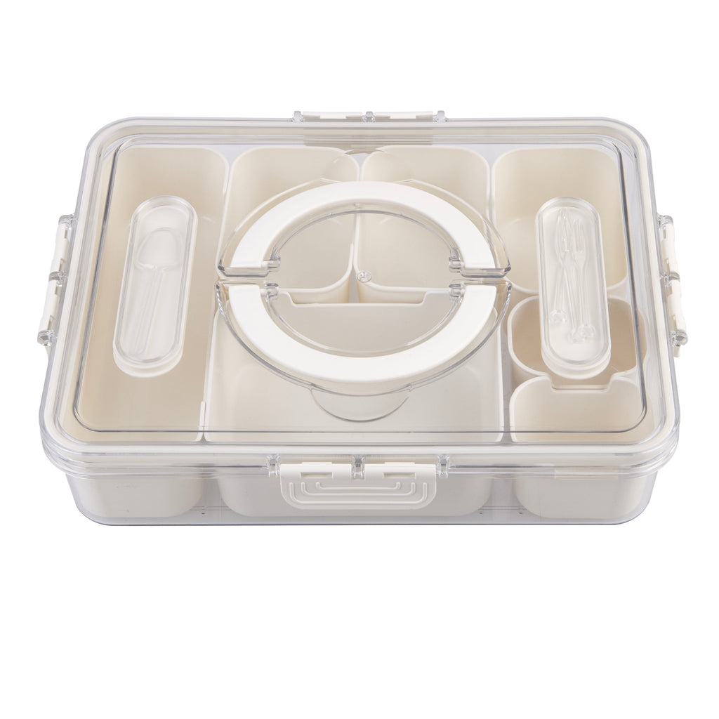 Pizzazz, 7 compartment grazing box.