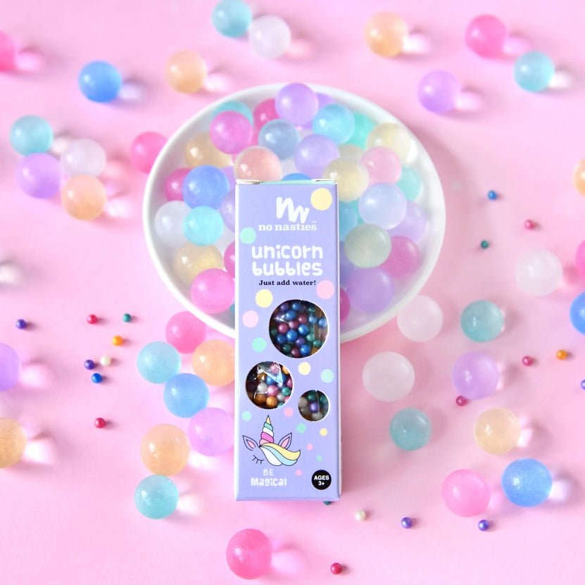 No Nasties Kids | Limited Edition Unicorn Bubbles Biodegradable Waterbeads - Creative Kids Lab