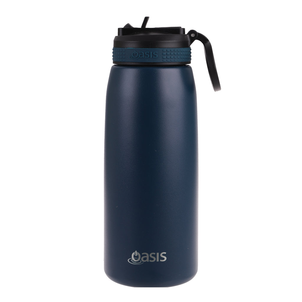 Oasis | Stainless Steel Double Wall Insulated Sports Bottle With Sipper 780ml - Creative Kids Lab
