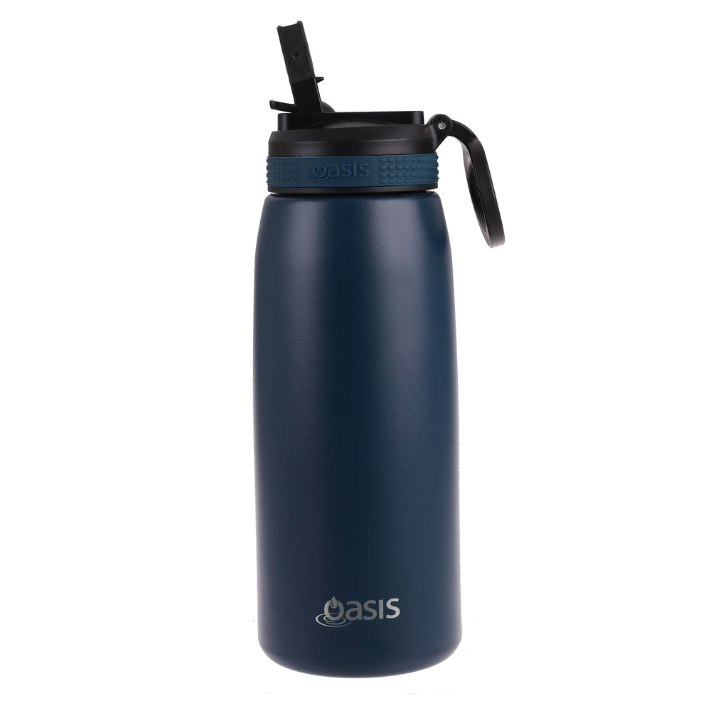 Oasis | Stainless Steel Double Wall Insulated Sports Bottle With Sipper 780ml - Creative Kids Lab