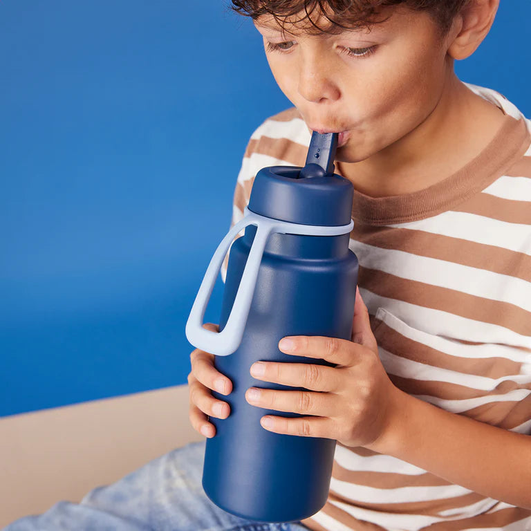 b.box Insulated Flip Top Drink Bottle, 1L - Midnight - Creative Kids Lab