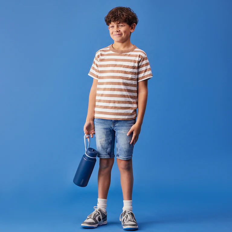b.box Insulated Flip Top Drink Bottle, 1L - Midnight - Creative Kids Lab