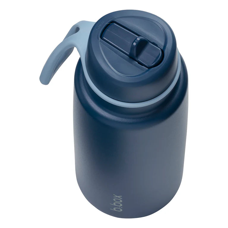 b.box Insulated Flip Top Drink Bottle, 1L - Midnight - Creative Kids Lab