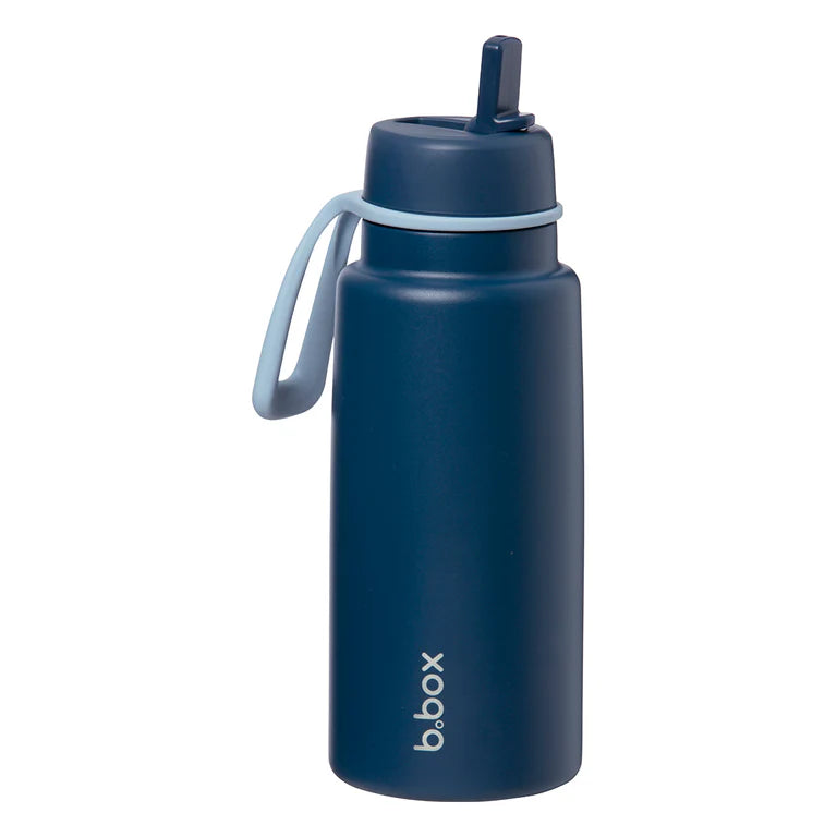 b.box Insulated Flip Top Drink Bottle, 1L - Midnight - Creative Kids Lab