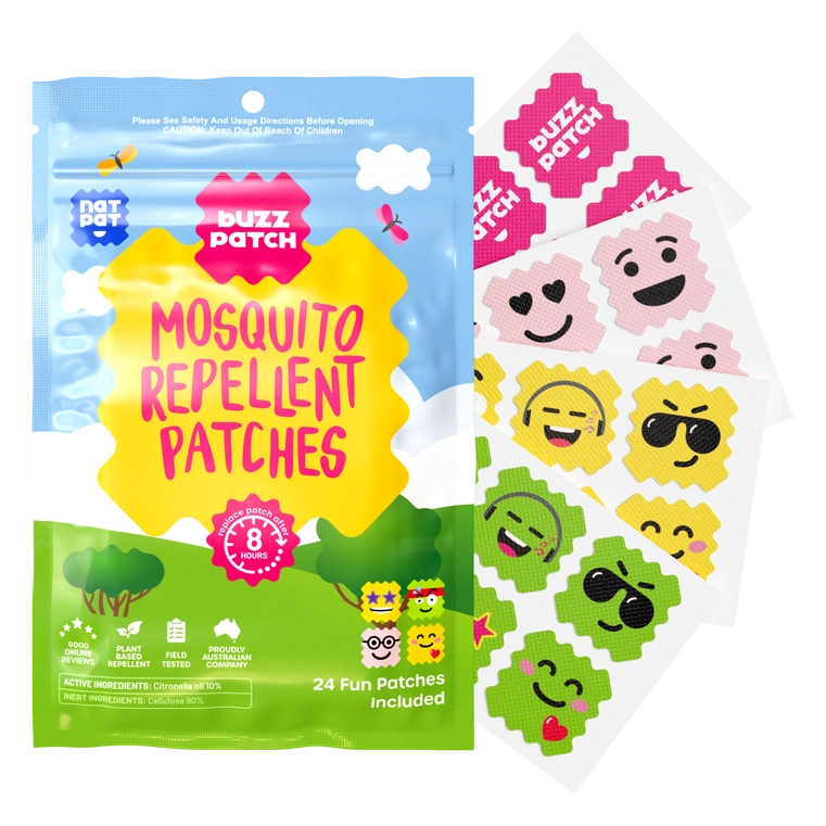 Buzz Patch Mosquito Repellent 24 Stickers Pack - Creative Kids Lab
