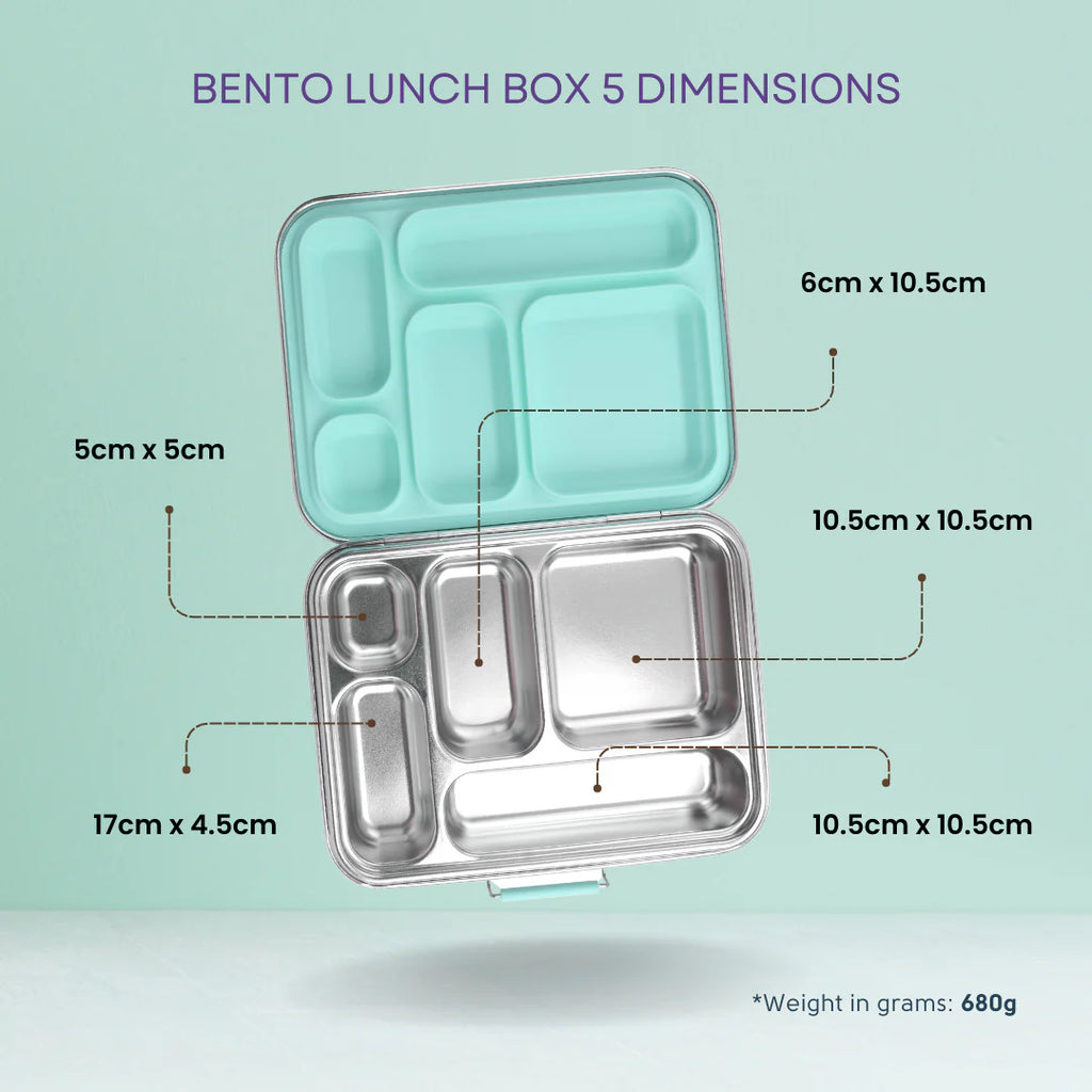 Ecococoon | Bento Lunchbox 5 | Limoncello - Creative Kids Lab