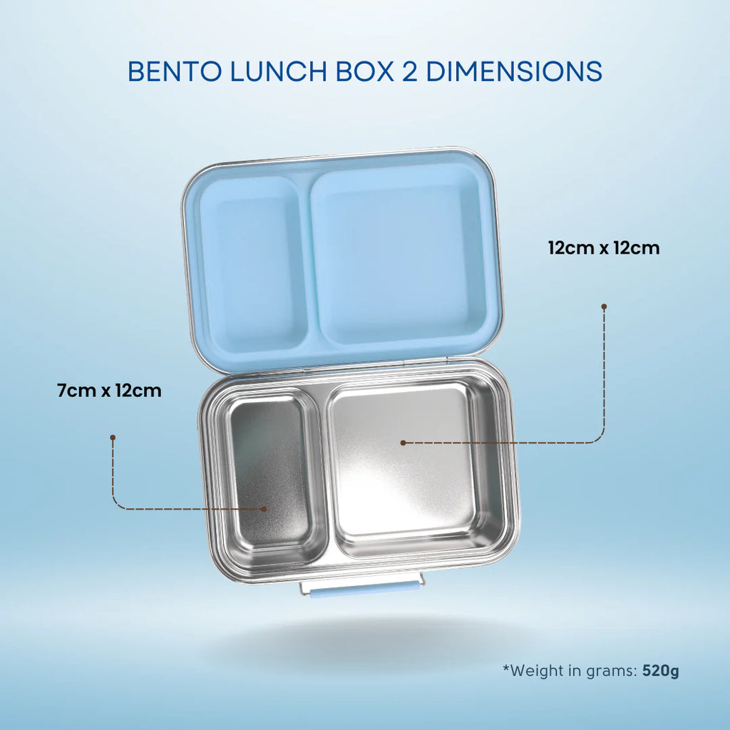 Ecococoon | Bento Lunchbox 2 | Pink Rose - Creative Kids Lab