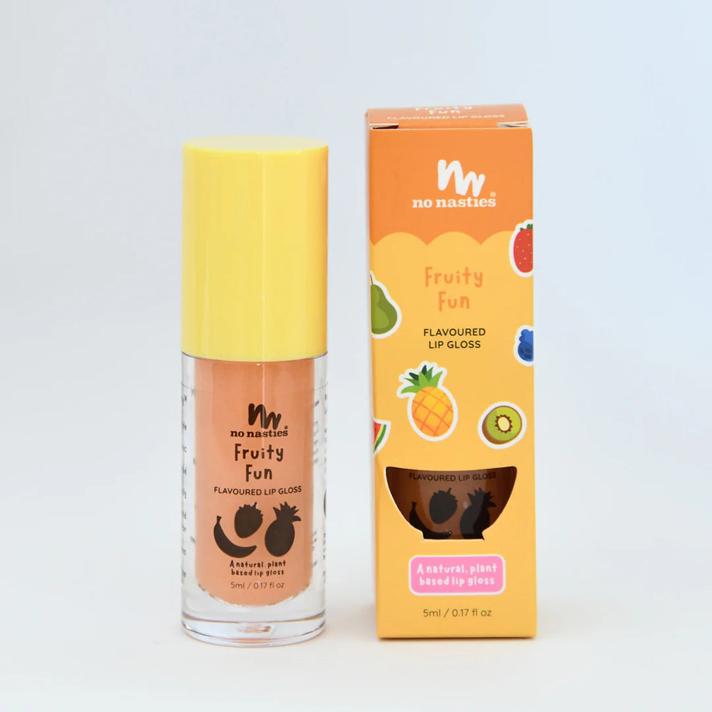 No Nasties Kids | Natural Kids Lip Gloss Wand | Fruity Fun - Creative Kids Lab