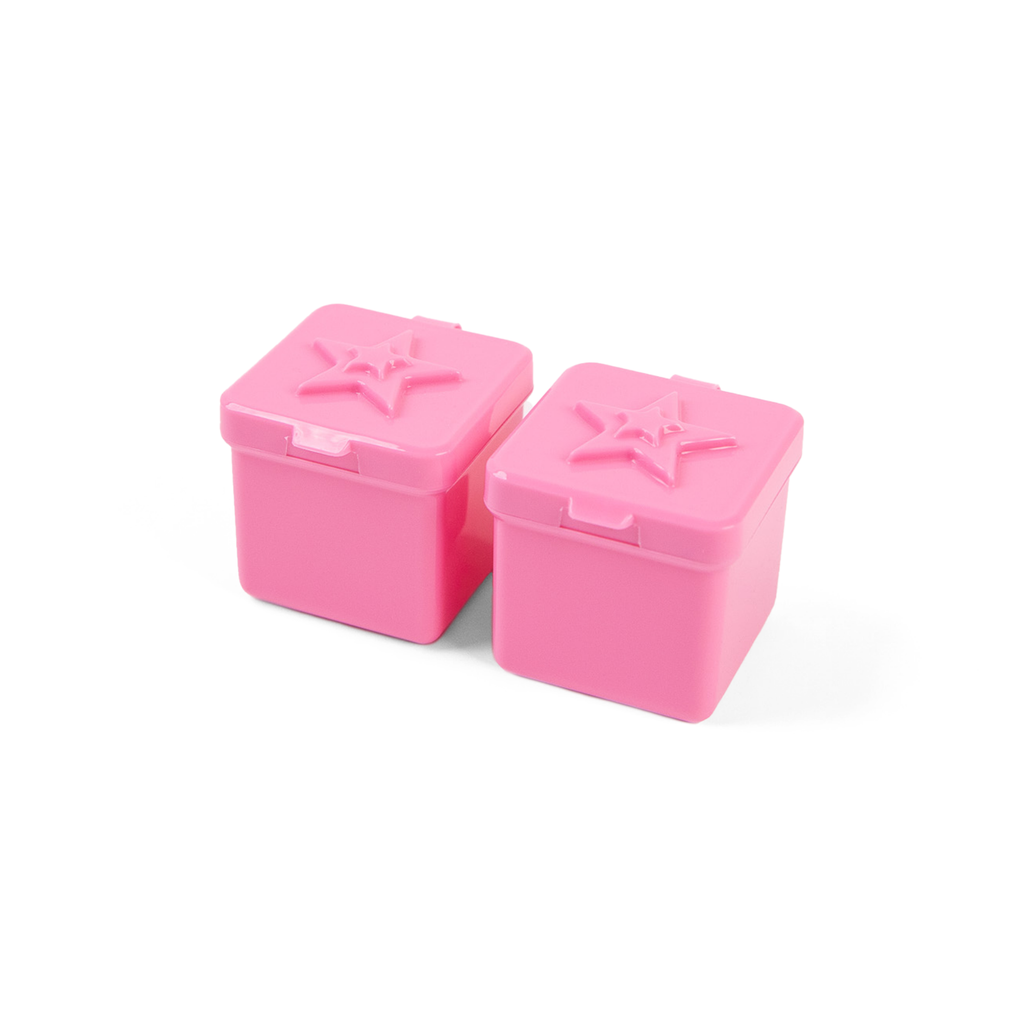 Montiico feast dip sauce containers for bento lunchboxes pink