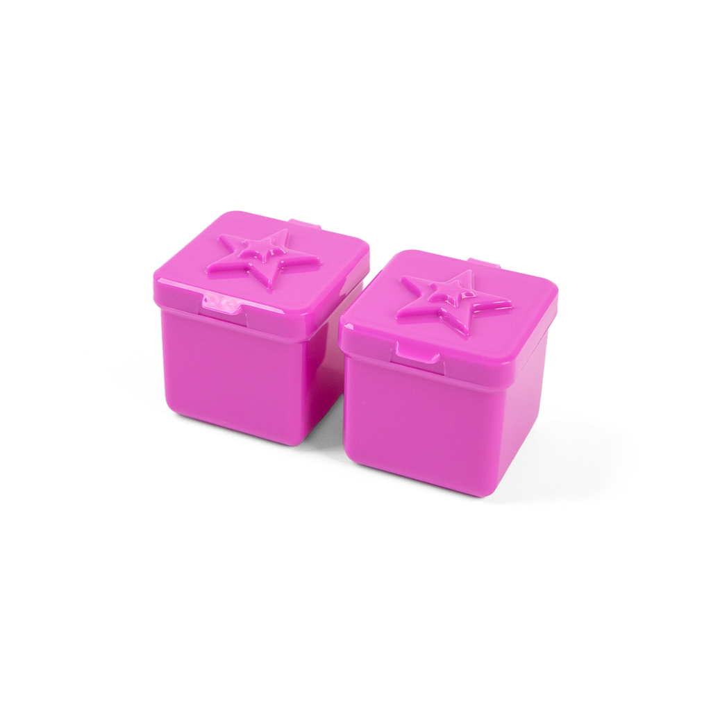 Montiico feast dip sauce containers for bento lunchboxes pink