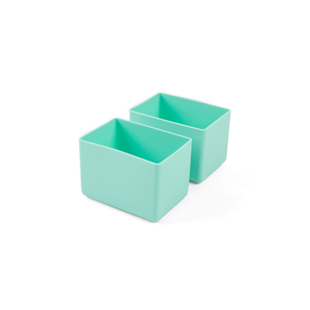 Montiico feast silicone cups tray for bento lunchboxes blue