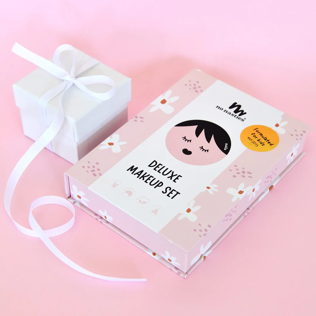 No Nasties Kids | Nala Pink Natural Pressed Powder Kids Makeup Palette Kit - Creative Kids Lab