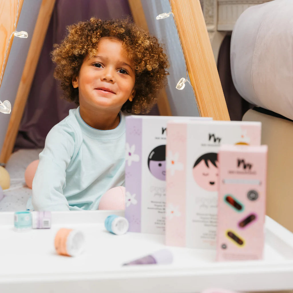 No Nasties Kids | Nala Pink Natural Pressed Powder Kids Makeup Palette Kit - Creative Kids Lab