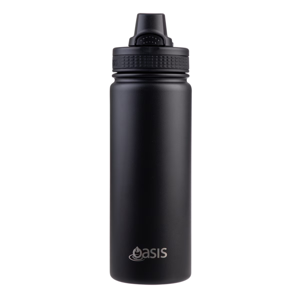 Oasis Challenger Insulated Drink Bottle 550ml - Black, Creative Kids Lab