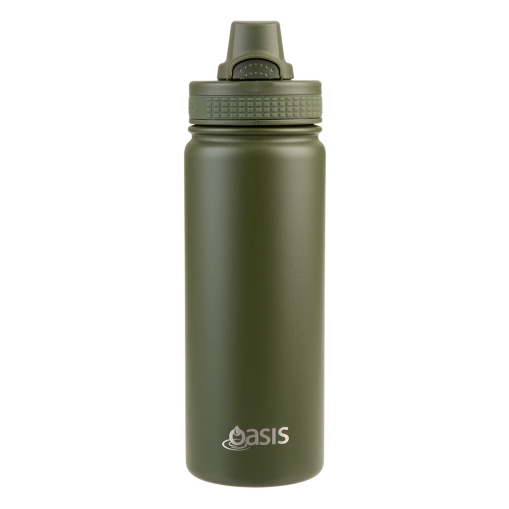 Oasis Challenger Insulated Drink Bottle 550ml - Forest Green Creative Kids Lab