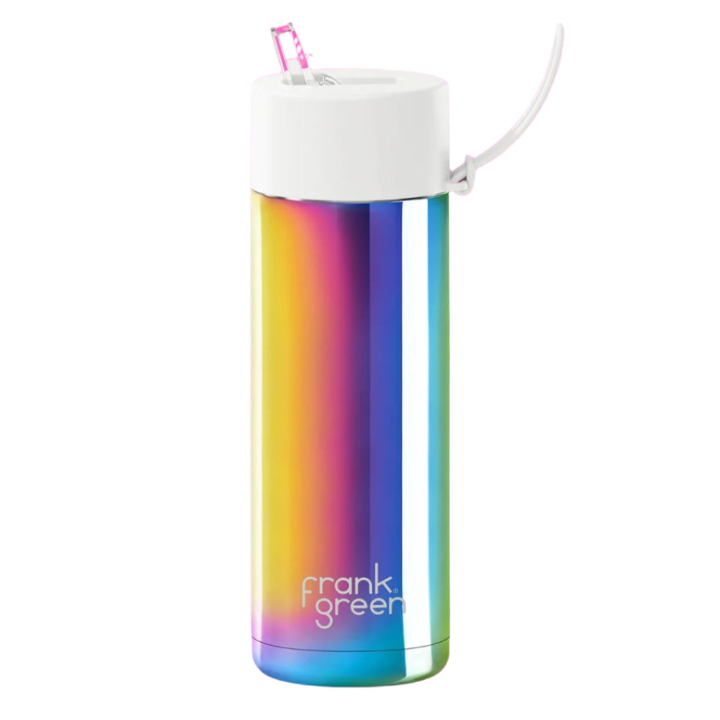 frank green chrome drink bottle in 595ml