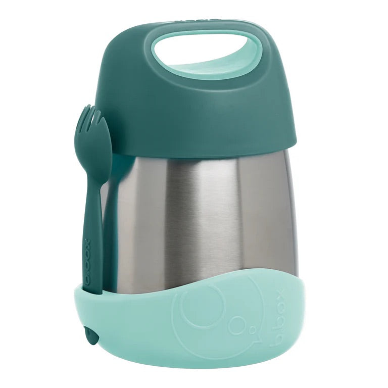 b.box Insulated Food Jar Emerald Forest Green stainless steel 335ml