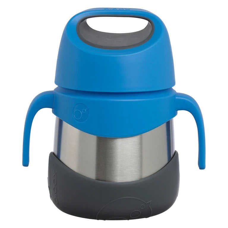 b.box Stainless Steel Insulated Food Jar Blue Slate 335ml