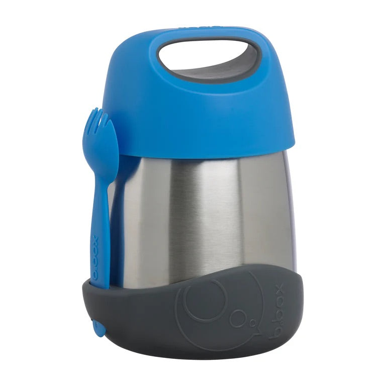 b.box Stainless Steel Insulated Food Jar Blue Slate 335ml