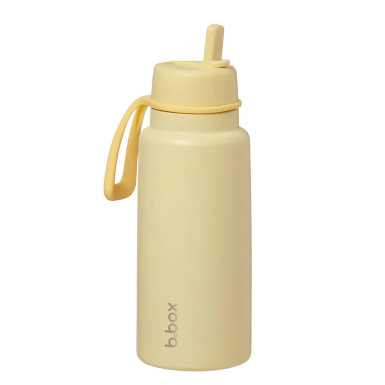 b.box Insulated Flip Top Drink Bottle, 1L - Lemon Twist - Creative Kids Lab