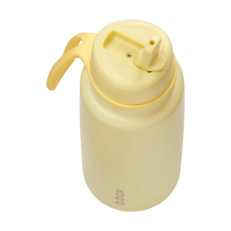b.box Insulated Flip Top Drink Bottle, 1L - Lemon Twist - Creative Kids Lab