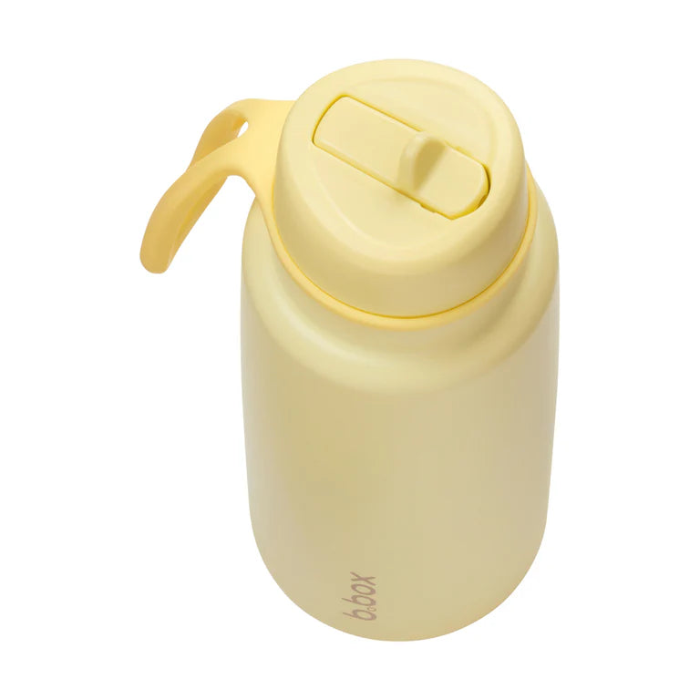 b.box Insulated Flip Top Drink Bottle, 1L - Lemon Twist - Creative Kids Lab