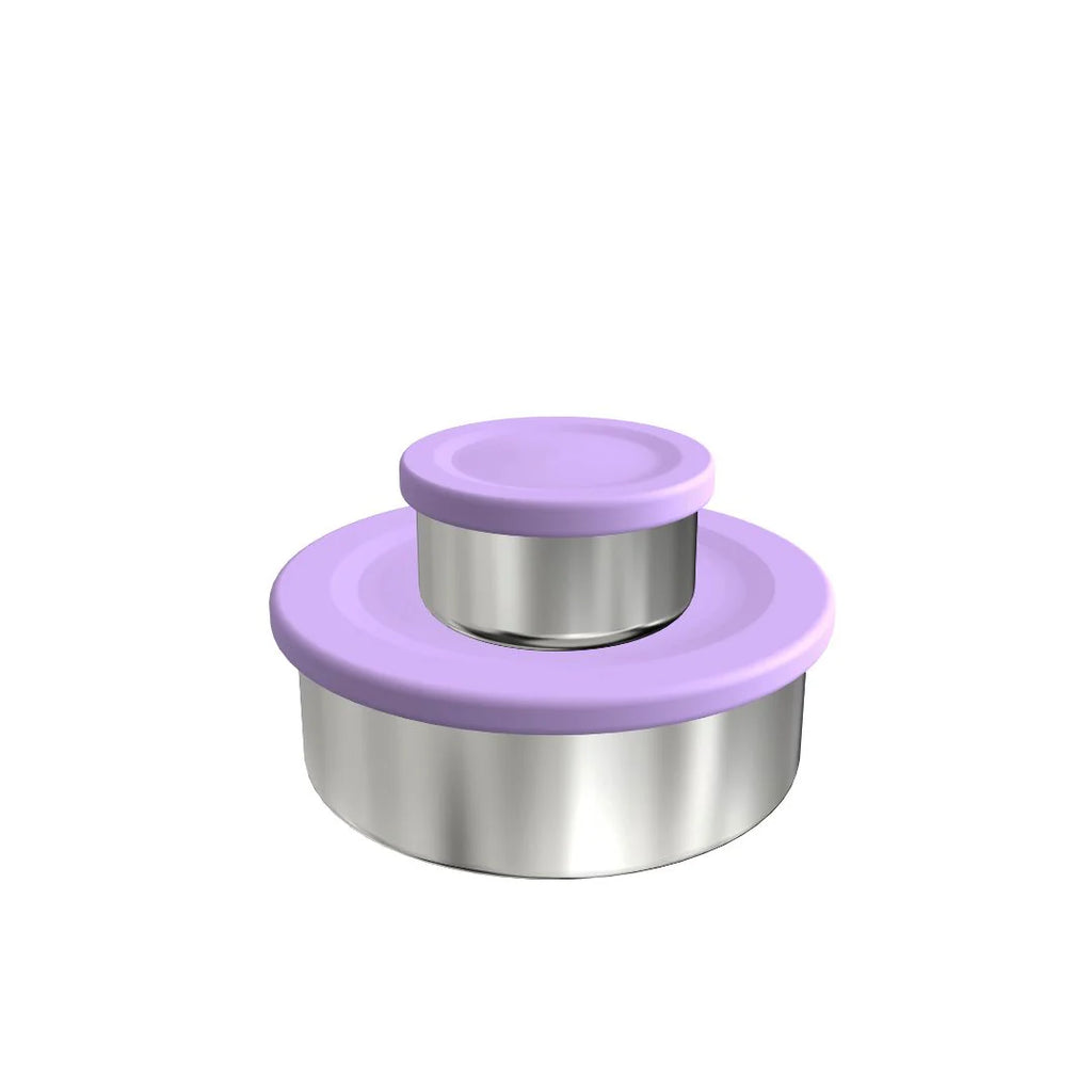 Ecococoon | Stainless Steel Snack Pots | Grape - Creative Kids Lab